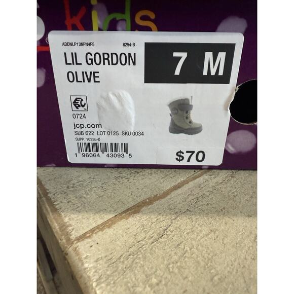 Totes Kids Snow Boots Toddler 7M Lil Gordon Olive NEW! - Picture 6 of 6